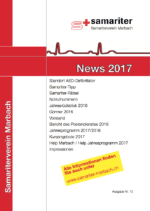 Titelseite Samariter-News 2017